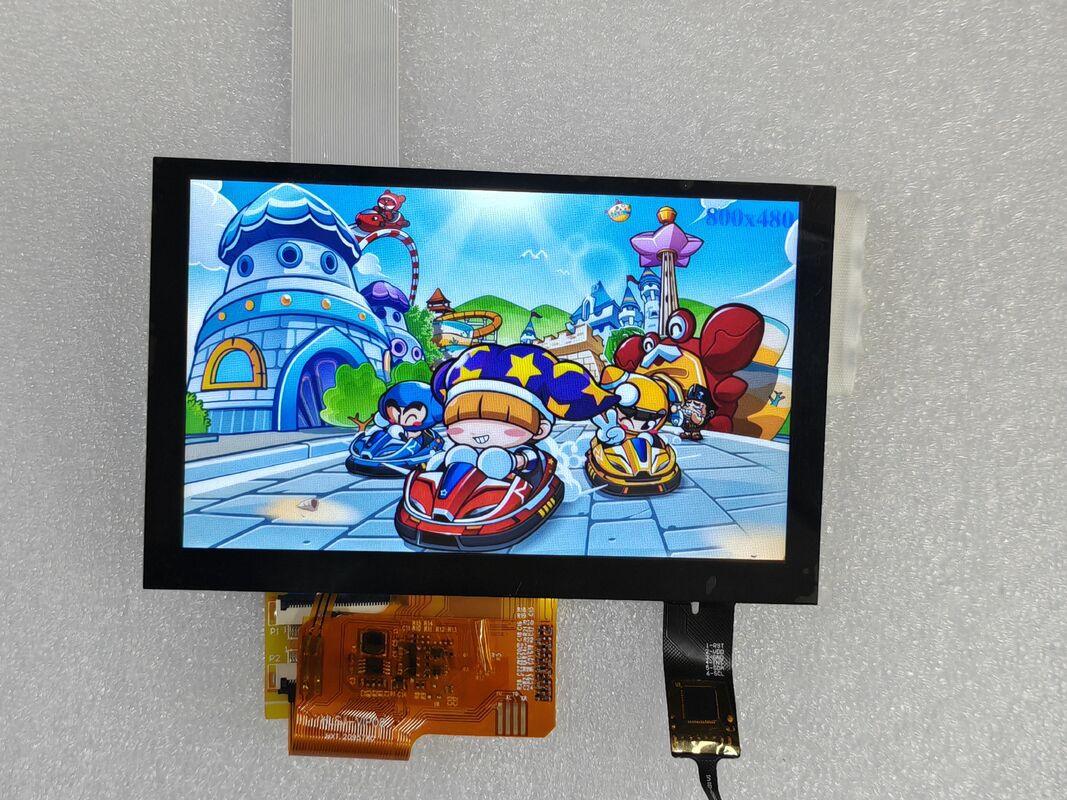 IPS TFT Touch Screen 300 Nits 4.3 Touch Screen Display With 40 Pin RGB Interface