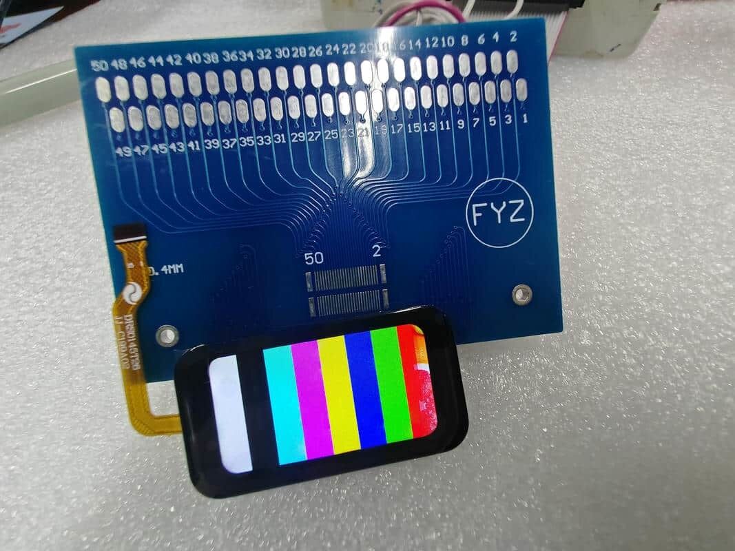 600 cd/m2 170x320 IPS TFT LCD Display 1.45 Inch IPS Capacitive Touchscreen For Industrial Applications