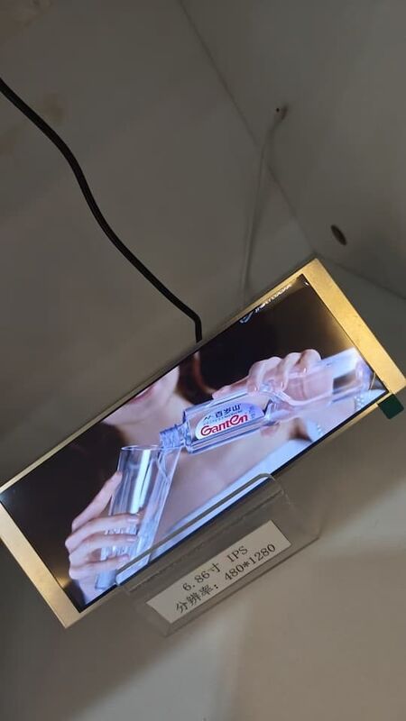 6.86 Inch TFT LCD Display 480x1280 Touch Display Panels 250 cd/m2 For Embedded Systems