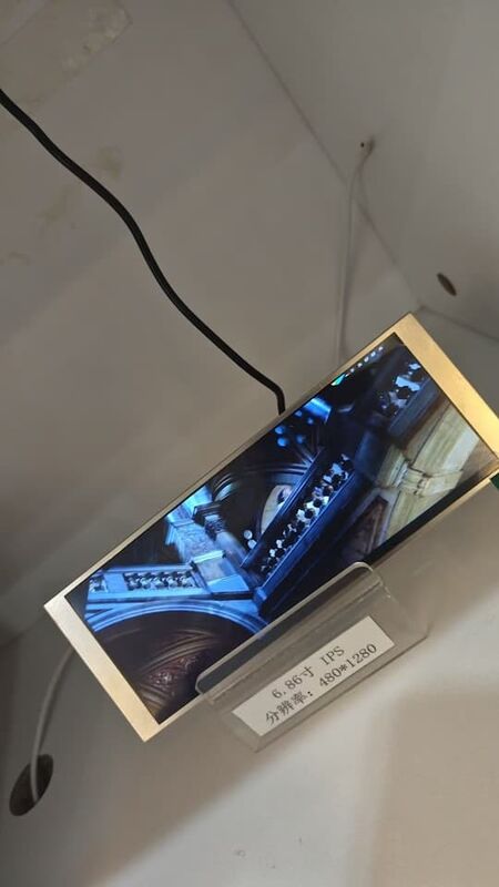 6.86 Inch TFT LCD Display 480x1280 Touch Display Panels 250 cd/m2 For Embedded Systems