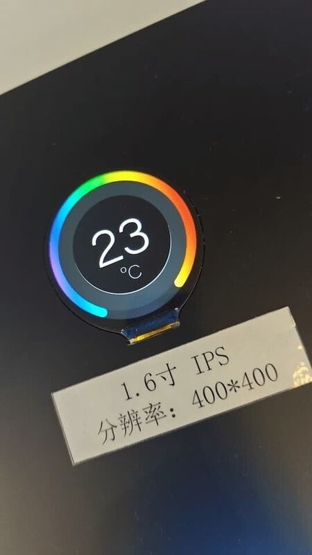 1.68 Inch Small TFT Display 400x400 250 cd/m2 Micro TFT Display With QSPI Interface