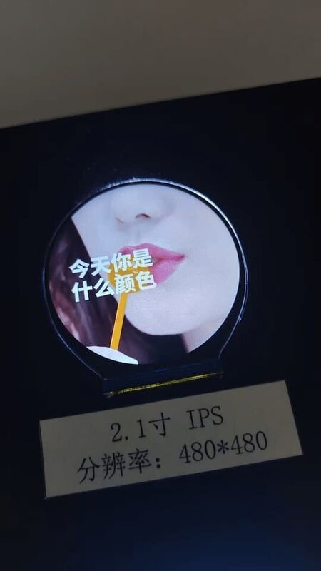 2.1 Inch TFT LCD Module Display 480x480 LCD Screen Module 250 cd/m2 With 16.7M Colors