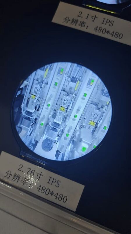 2.76 Inch TFT LCD Panel 350 cd/m2 ILI9488 Display Round With 178 Degree Wide Viewing Angle