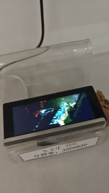 3.2 Inch LCD TFT Screen 320x820 LCD IPS Display 350 cd/m2 With 178 Degree Wide Viewing Angle