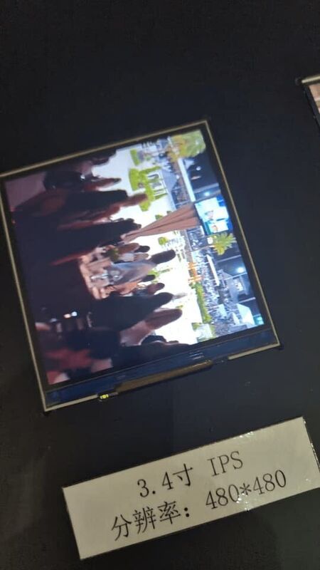 3.4 Inch TFT LCD Screen 480x480 Resolution IPS TFT Display For Harsh Environments