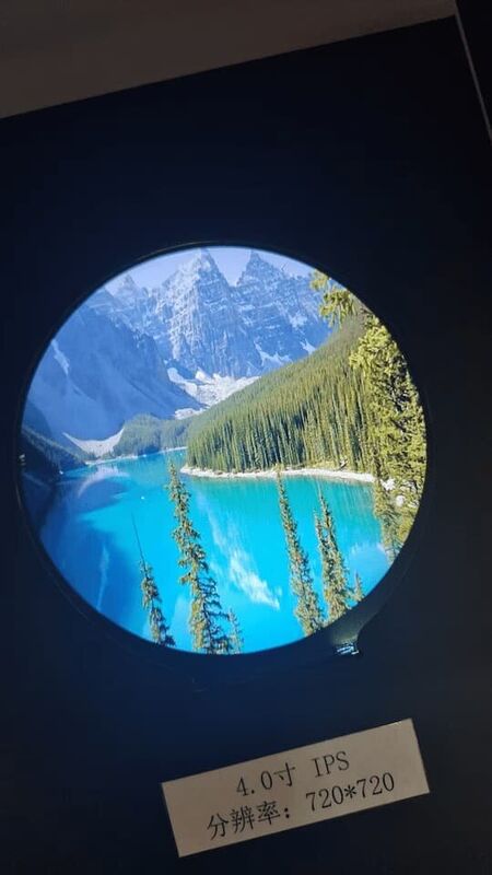 480x800 LCD TFT Panel 4 Inch Round TFT LCD Display With IPS Full Viewing Angle