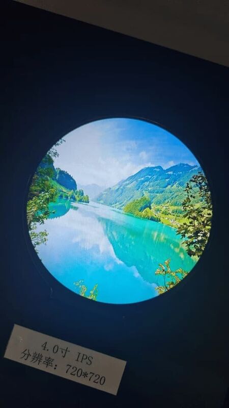 480x800 LCD TFT Panel 4 Inch Round TFT LCD Display With IPS Full Viewing Angle