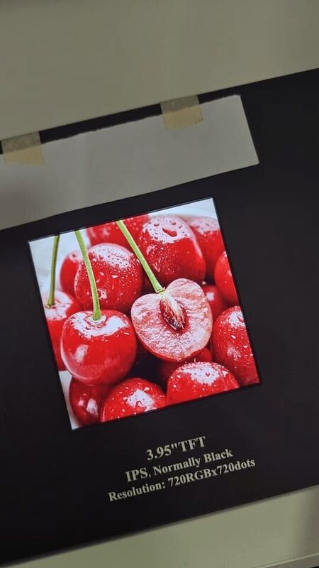 350 cd/m2 LCD TFT Screen 3.95 Inch Square Display Screen 720x720 RGB