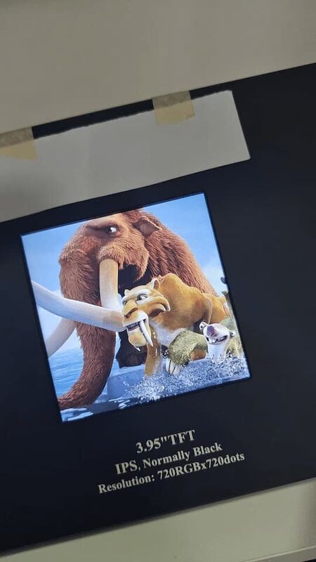 720x720 Square Touch Display 3.95 Inch TFT Color LCD Display  350 cd/m2 For Consumer