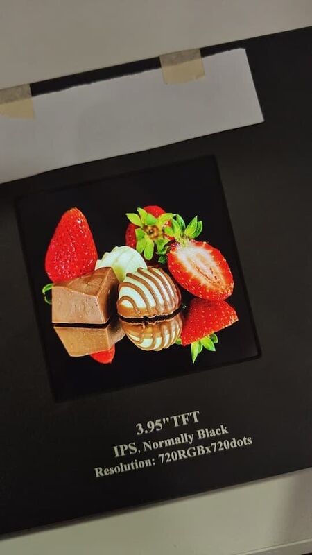 720x720 Square Touch Display 3.95 Inch TFT Color LCD Display  350 cd/m2 For Consumer