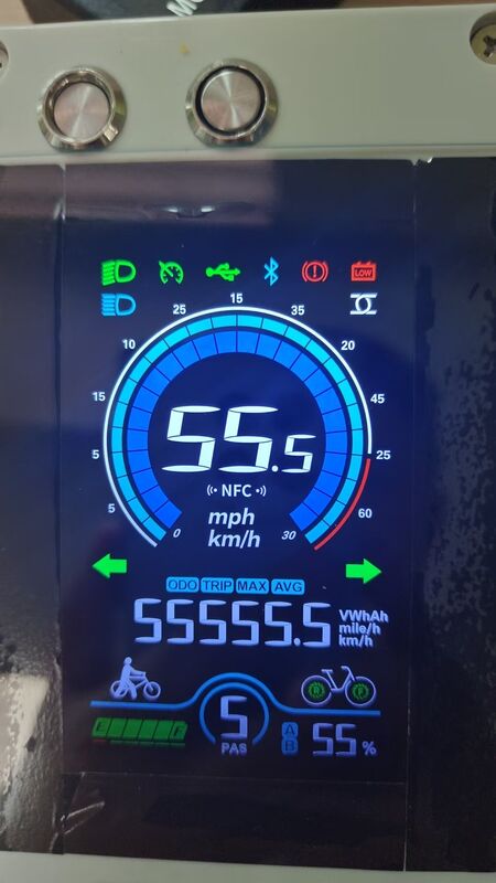 320 × 240 Resolution 3.5 Inch COG Lcd Display Custom 10 Pins