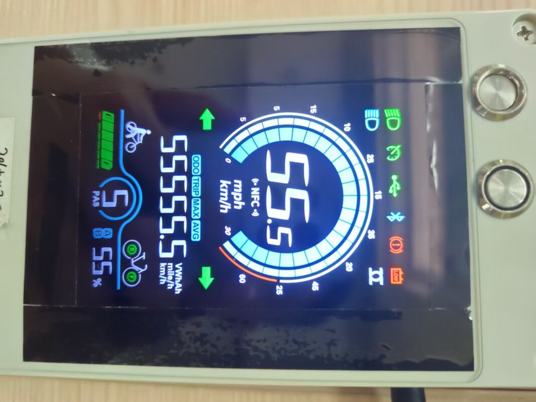 Custom LCD Display Solution For Electric Vehicle Instrument Cluster OEM LCD Module