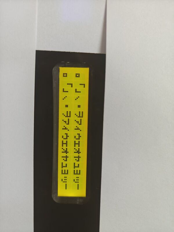Custom COG LCD Module 5.7 Inch FSTN Display for Industrial Printer Systems , yellow 